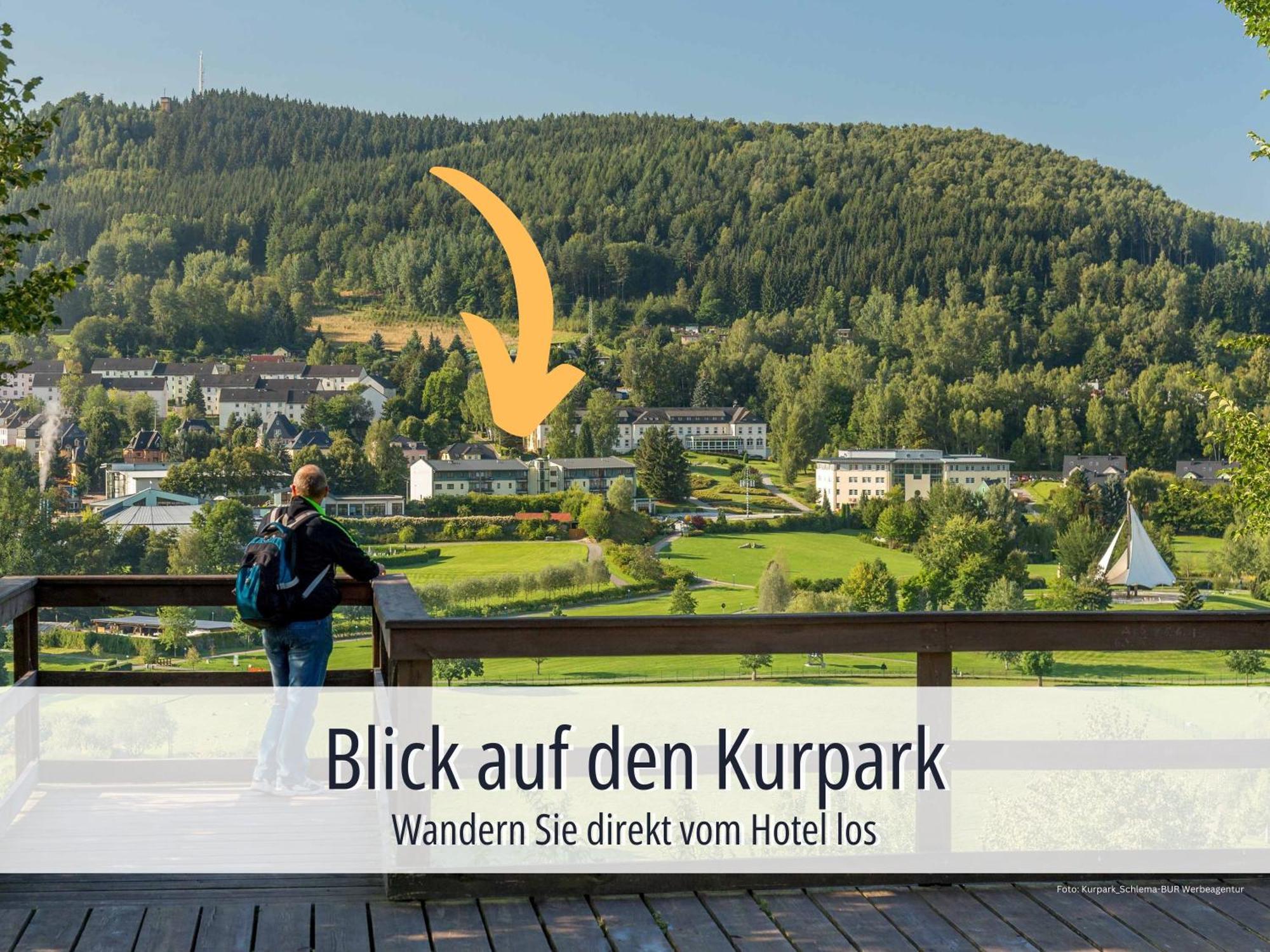 Hotel Am Kurhaus Mit Erstem Ayurveda Center Sachsens - Direkt Am Gesundheitsbad Actinon & Kurpark Bad Schlema Exteriér fotografie